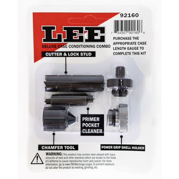 Універсальний набір для підрізування та чищення гільз Lee Deluxe Case Conditioning Kit