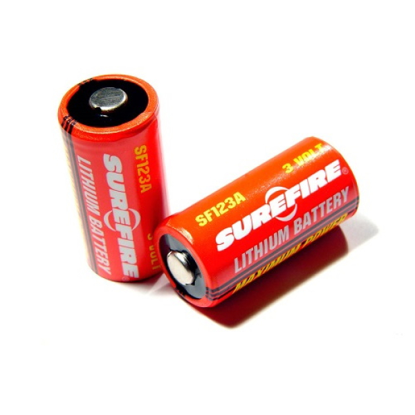 Батарейки для оптики Surefire 123A Lithium Battery